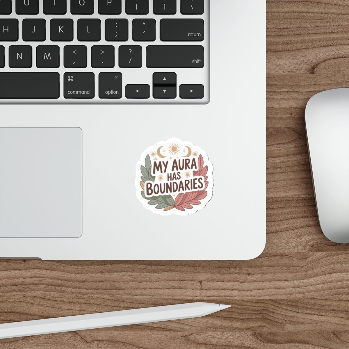 My aura has boundaries Die-Cut Stickers
