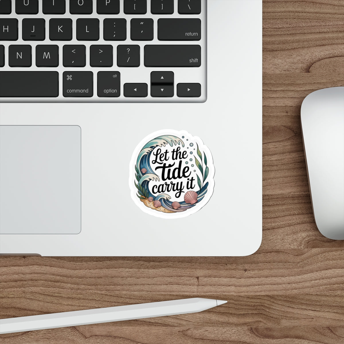 Let the Tide Carry it Die-Cut Stickers