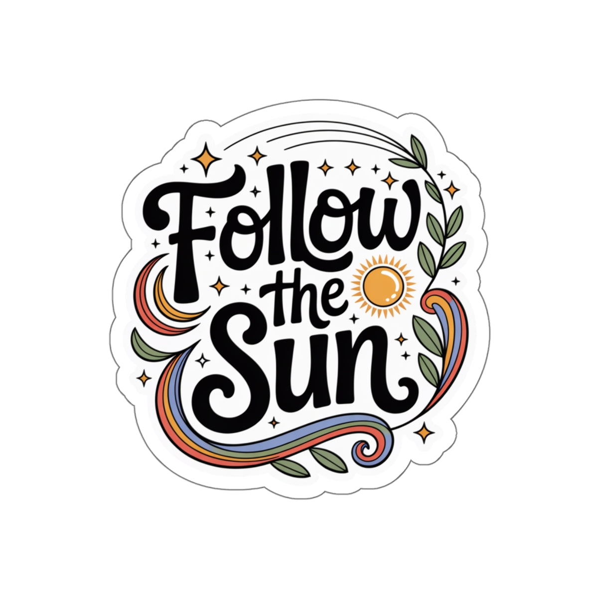 follow the sun stickers