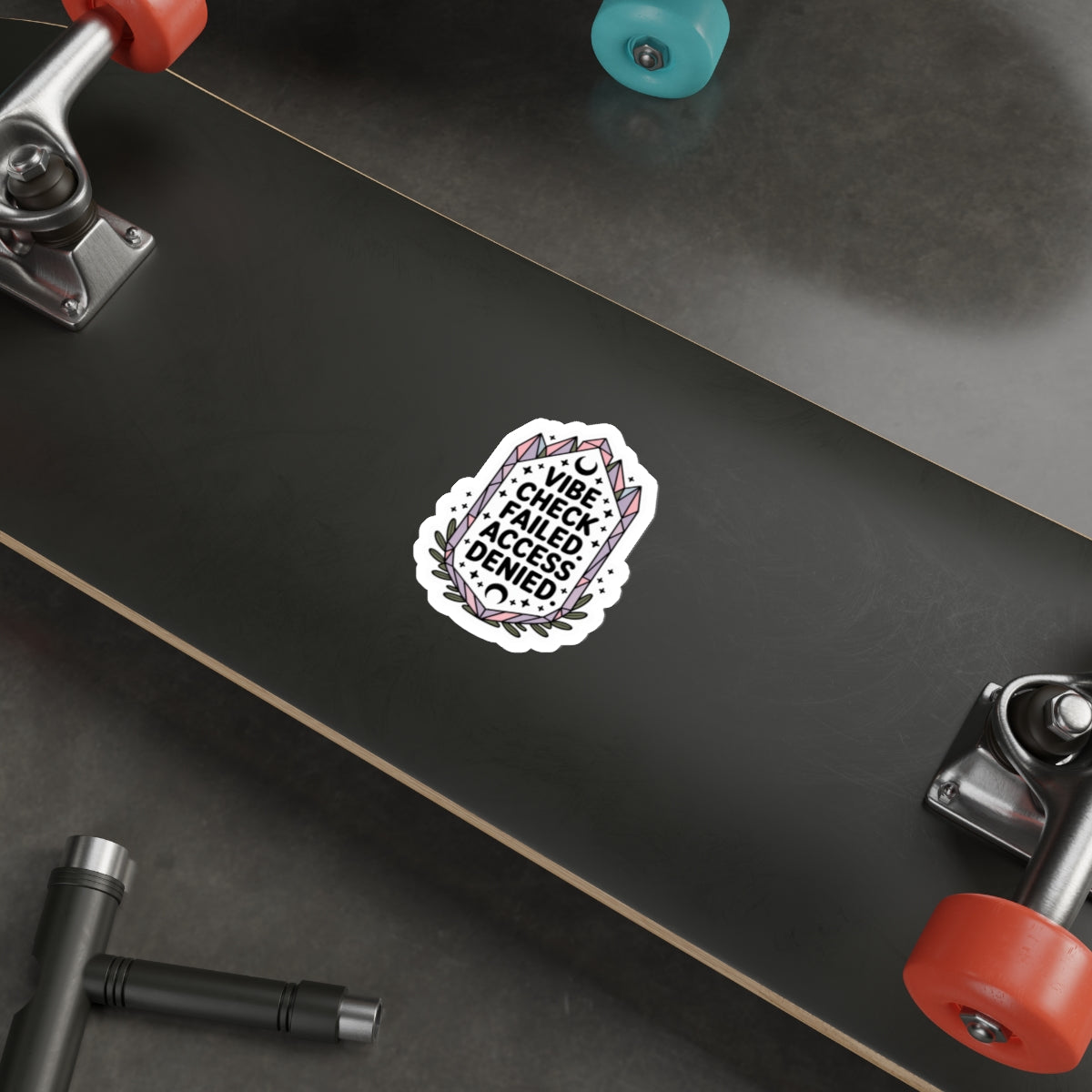 Vibe Check Failed Access Denied Die-Cut Stickers