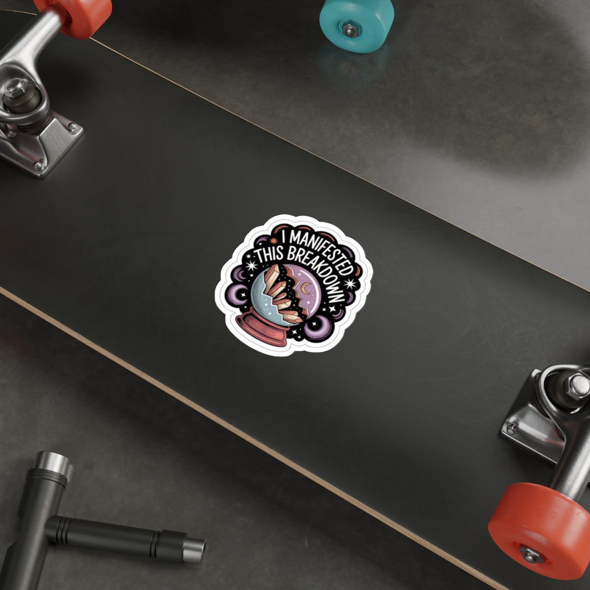 I manisted this Breakdown Die-Cut Stickers