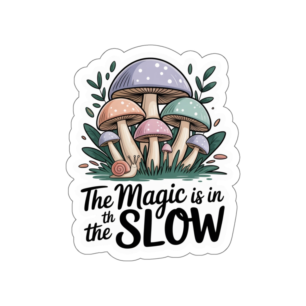 The Magic is in the Slow Die-Cut Stickers