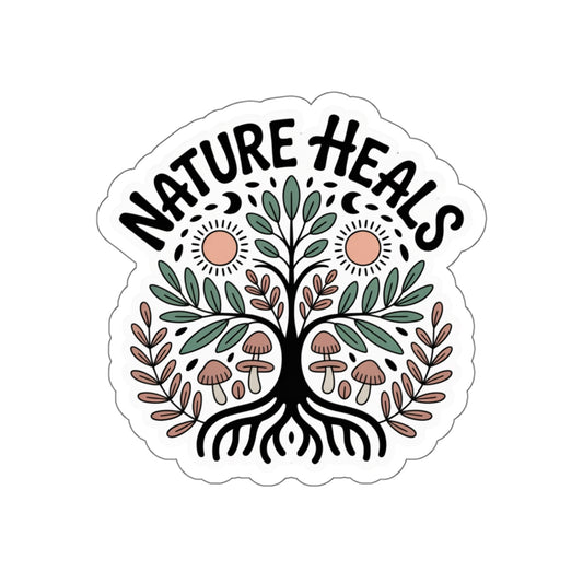 Nature Heals Die-Cut Stickers