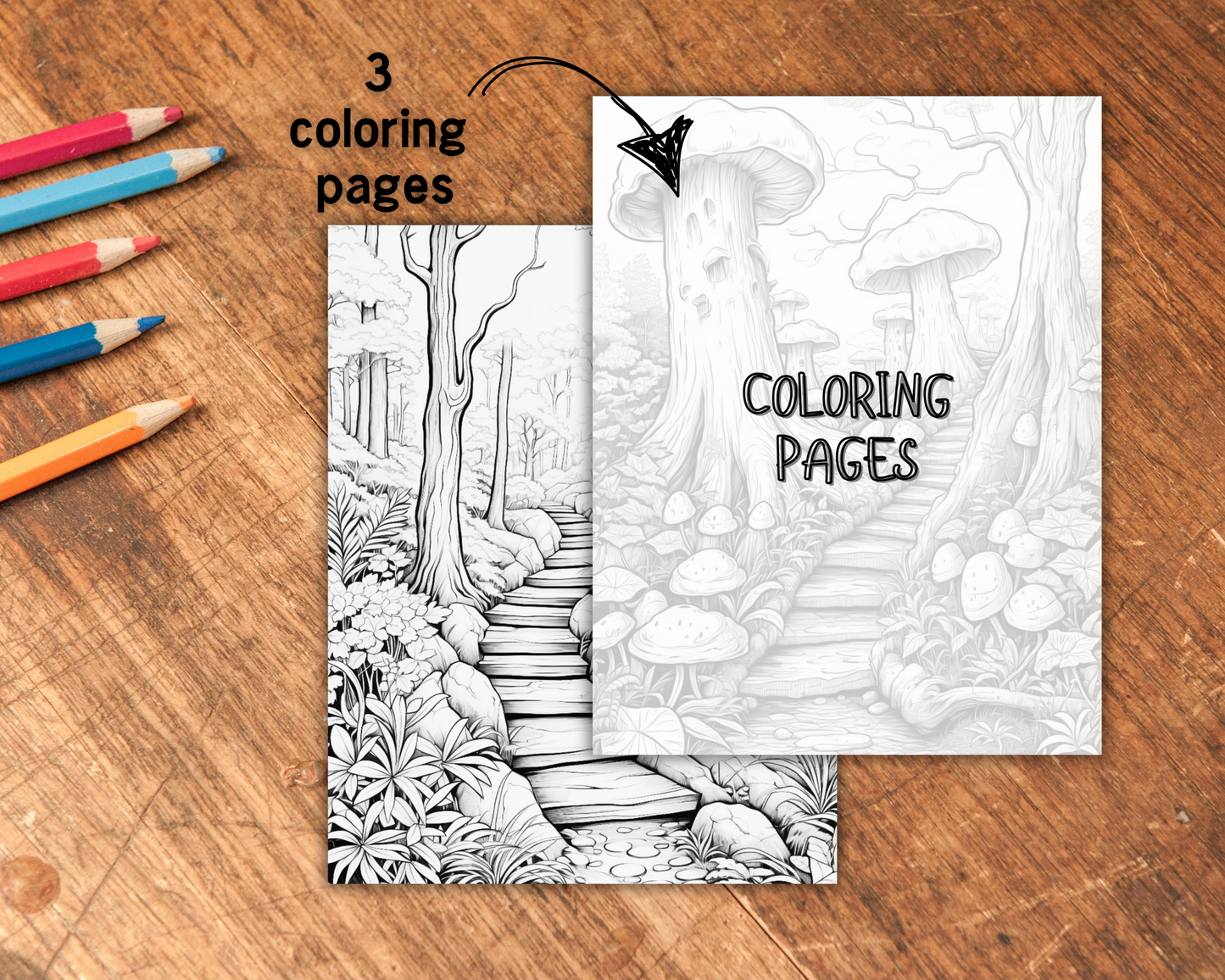 Colorable Hidden Objects Puzzle