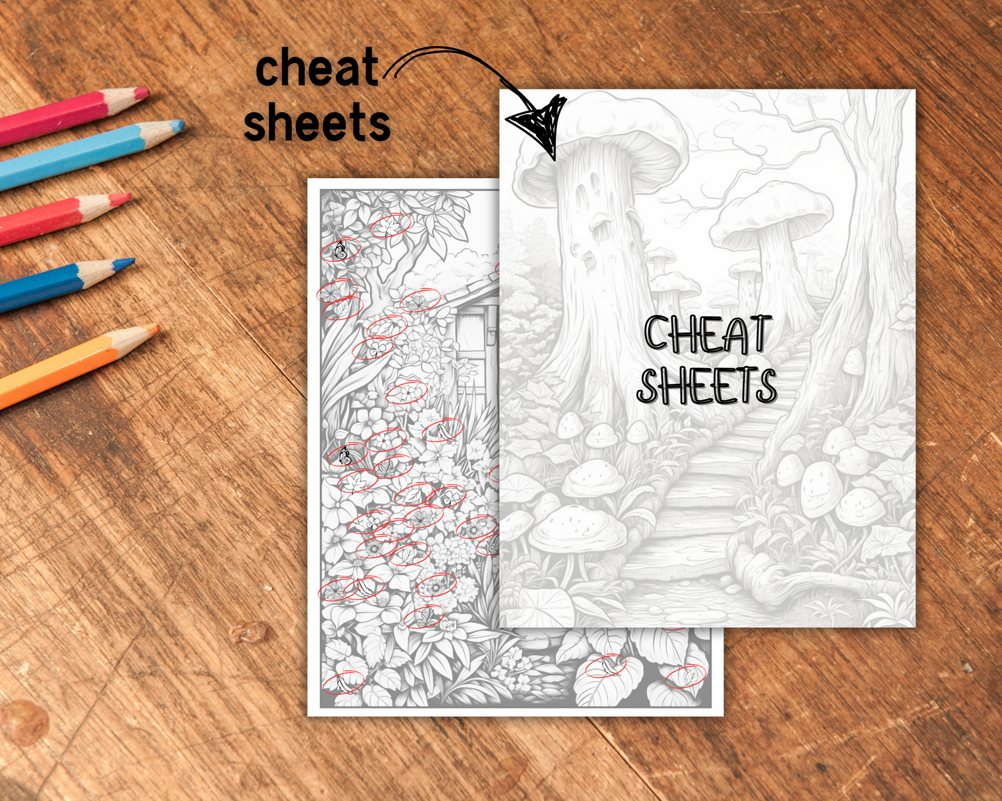 Colorable Hidden Objects Puzzle