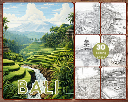 bali coloring book