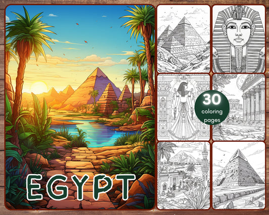 egypt coloring pages