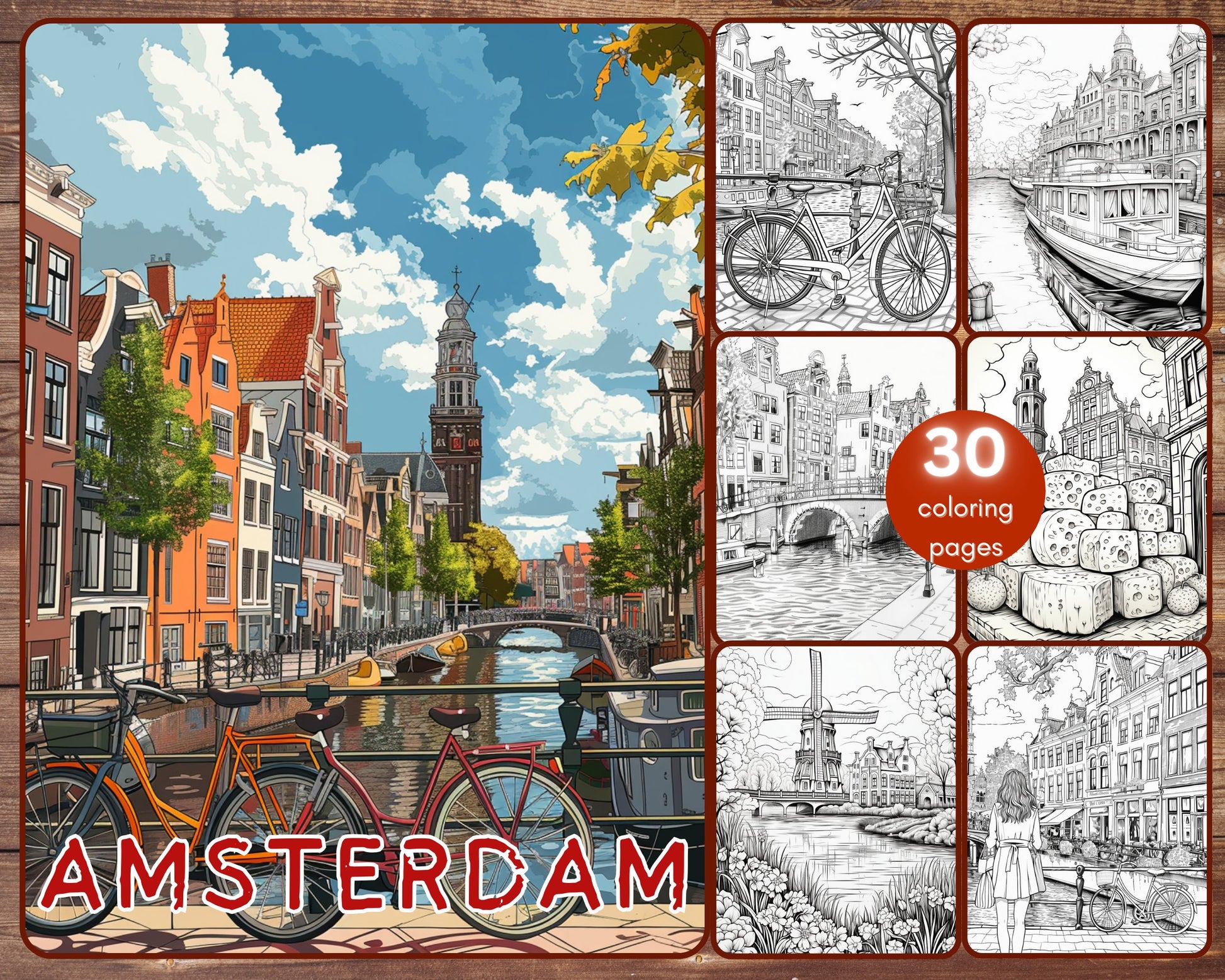 amsterdam coloring book